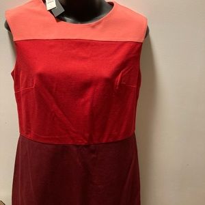 Talbots Petite Size 4 P tri color Sleeveless dress brand new with tags